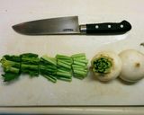 安くてガッツリ！豚肉とカブの生姜炒め作り方1写真