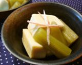 ふきと高野豆腐の煮物作り方5写真