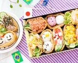 運動会のお弁当に華やかオープン稲荷寿司作り方12写真