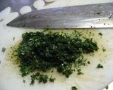 ◎バジトマツナの冷製パスタ作り方4写真