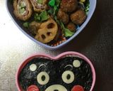 キャラ弁簡単くまモン作り方4写真