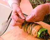 油揚げの山菜まき作り方4写真