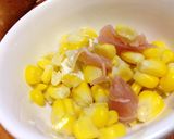 パン、お弁当にもコーンとハムのサラダ!作り方8写真