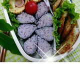 女子高生 お弁当⑩簡単⭐藤の花作り方3写真