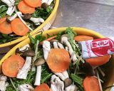 簡単◎野菜と豚肉のレンジ蒸し作り方3写真