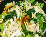 小松菜と豚肉の中華炒め♡　丼にも♪作り方5写真