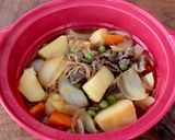 レンジで母の味！！水を使わない肉じゃが作り方3写真