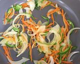 餃子の餡リメイク☆肉団子の野菜あんかけ作り方2写真