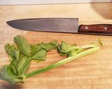 たっぷり鶏ダシとセロリ葉の玄米雑炊作り方5写真