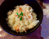 釜揚げ桜エビとしらすの炊き込みごはん作り方4写真