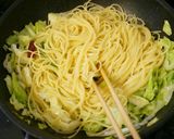m春キャベツのペペロンチーノ作り方8写真