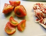 豚肉とトマトのシンプル炒め作り方1写真