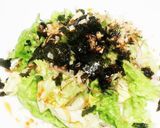 かつおと磯の香りの栄養オイルサラダ作り方1写真