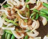 スナップえんどう＆新玉ねぎの甘辛みそ炒め作り方4写真