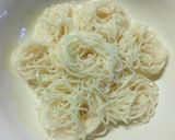 サラチキ×温玉　おろしぶっかけ冷麦作り方2写真