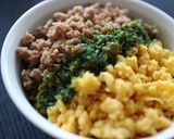 大人も子供も大好き♡そぼろ丼作り方2写真
