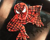 ♡スパイダーマン♡ キャラ弁作り方4写真