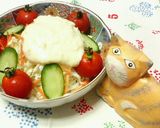 簡単♡マヨチーズソースで♡生野菜サラダ♡作り方4写真