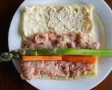 アスパラの和風鶏ひき肉ロール作り方5写真