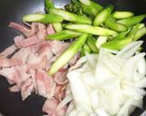 豚バラとアスパラのさっぱりうま塩炒め☆作り方5写真