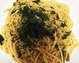 作り置き食材で田舎風明日葉パスタ作り方9写真
