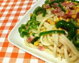バターマヨ醤油で♡高校生の♡焼きうどん♡作り方3写真