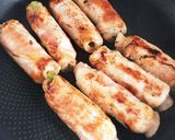 照り照り♡豚肉の野菜巻き作り方5写真