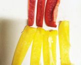 グリルde絶品＊焼きそら豆&パプリカ作り方2写真