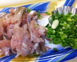 アジのたたき丼。作り方1写真