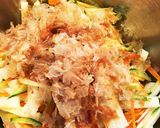 長いも、にんじん、きゅうりの梅肉サラダ作り方3写真