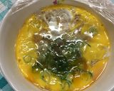 市販かき揚げに卵麺つゆかけ作り方2写真