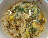 市販かき揚げに卵麺つゆかけ作り方3写真