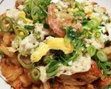 市販かき揚げに卵麺つゆかけ作り方5写真