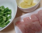 簡単！鶏肉とピーマンのゆず胡椒マヨ炒め作り方1写真