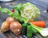 肉無し薄味☆たっぷり野菜の脂肪燃焼スープ作り方1写真