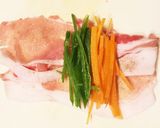 ☆豚しゃぶ肉の野菜巻きフライ☆作り方3写真
