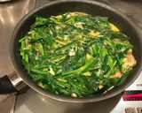 簡単・鶏もも肉のニラ玉のっけ作り方6写真