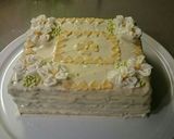 天板で作るスクエアケーキ作り方9写真