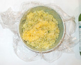 残りご飯を！レンジで！簡単卵かけご飯蒸し作り方4写真