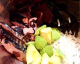 なまり節、キクラゲ、ワカメの梅酢和え作り方4写真