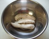ササミのふんわり白和えオリーブオイル風味作り方1写真