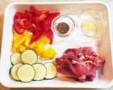 夏野菜のココナッツカレーdeワンプレート作り方1写真