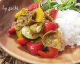 夏野菜のココナッツカレーdeワンプレート作り方5写真