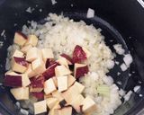 ピリ辛♡鶏肉とさつま芋のチリコンカン作り方3写真