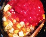 ピリ辛♡鶏肉とさつま芋のチリコンカン作り方5写真