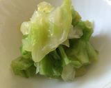 【減塩】キャベツ煮びたし 私の黄金比作り方3写真