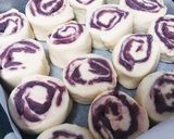 もちもち♪ 紫いも餡のちぎりパン作り方9写真