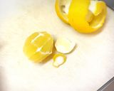 ミントとレモンのフルーツブランデー作り方1写真