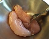 簡単！ささみとほうれん草の味噌クリーム♪作り方1写真