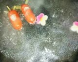 黄色いキャラクター弁当。ポインコ作り方4写真